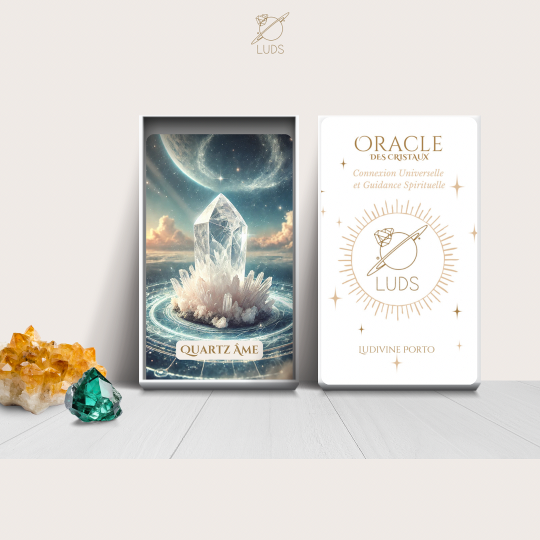 L'Oracle des cristaux - Connexion spirituelle & Guidance universelle - 140 cartes