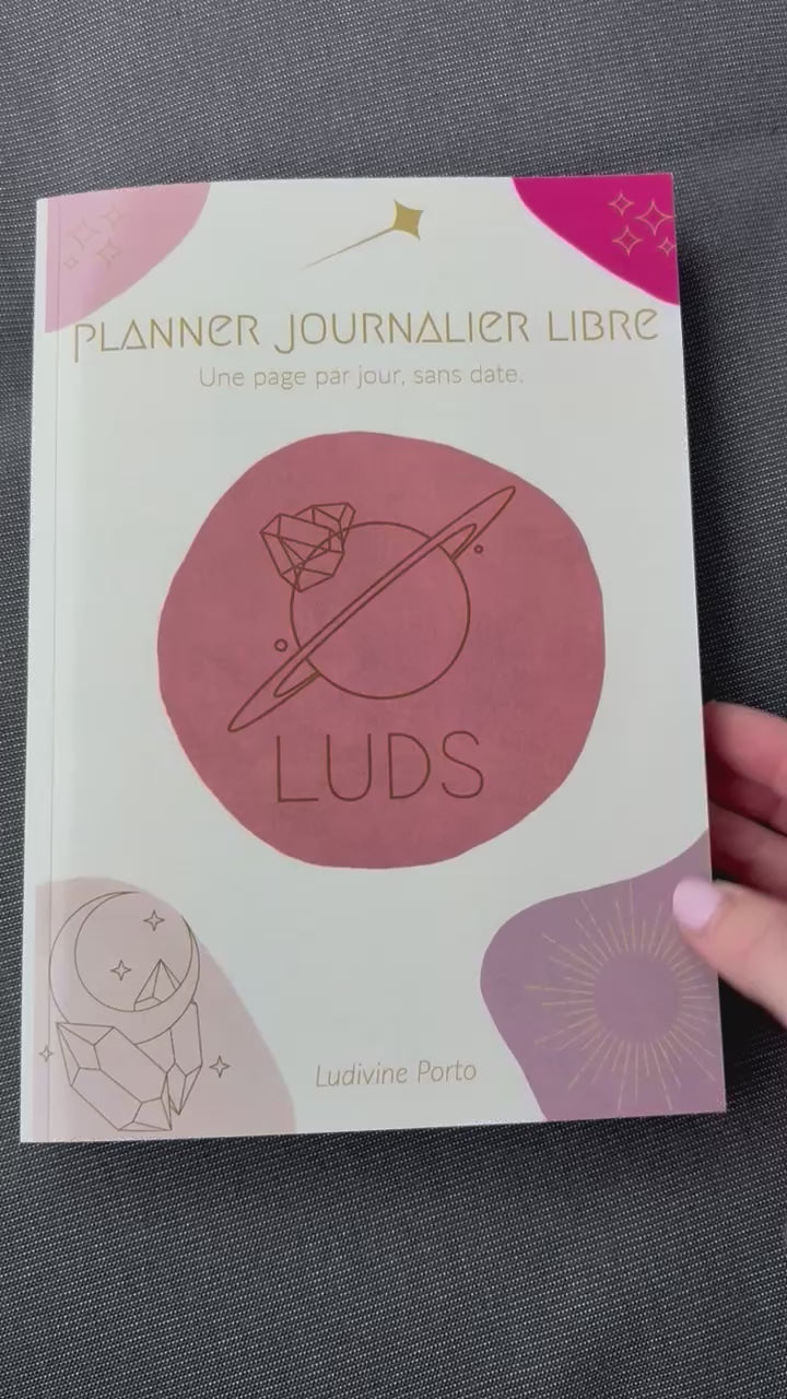 LUDS le planner libre - Format 1 an, couverture souple